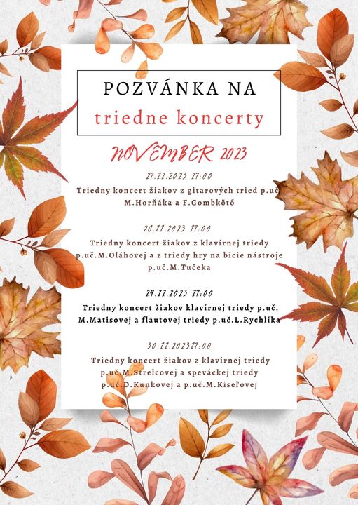 Read more about the article Triedne koncerty 2023/2024